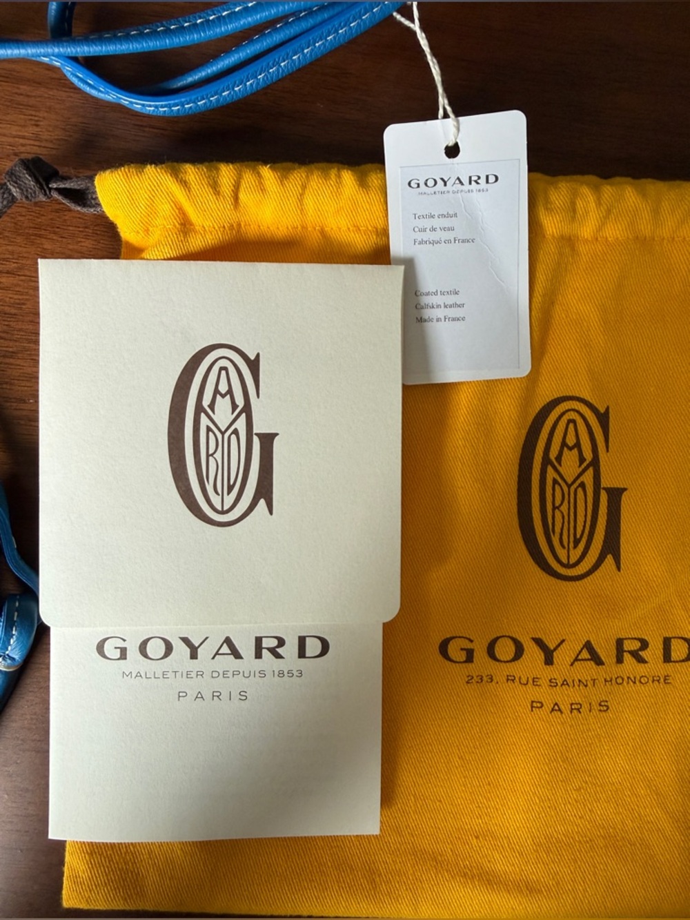 Goyard Plumet Pouch Wallet Crossbody with tags never worn!!!! - Picture 9 of 9